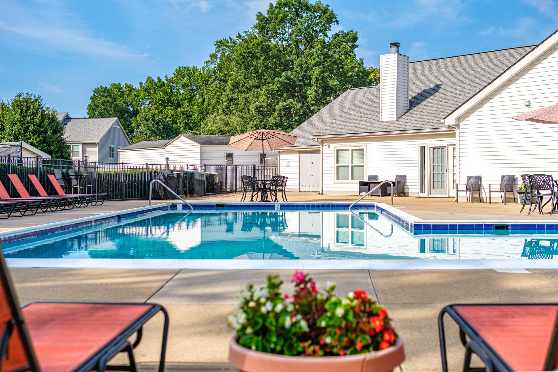 Pool at Breezewood Apartments in Fredericksburg, Virginia
